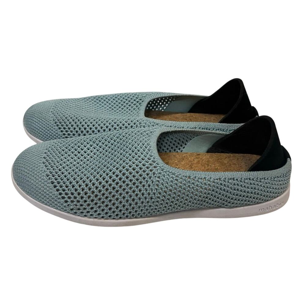 Mahabis Breathe Unisex Slip On Shoes Blue Mesh EU 41 US M 8 W 9.5-10